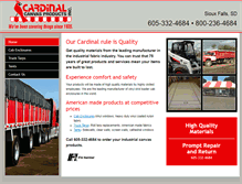 Tablet Screenshot of cardinalcanvas.com